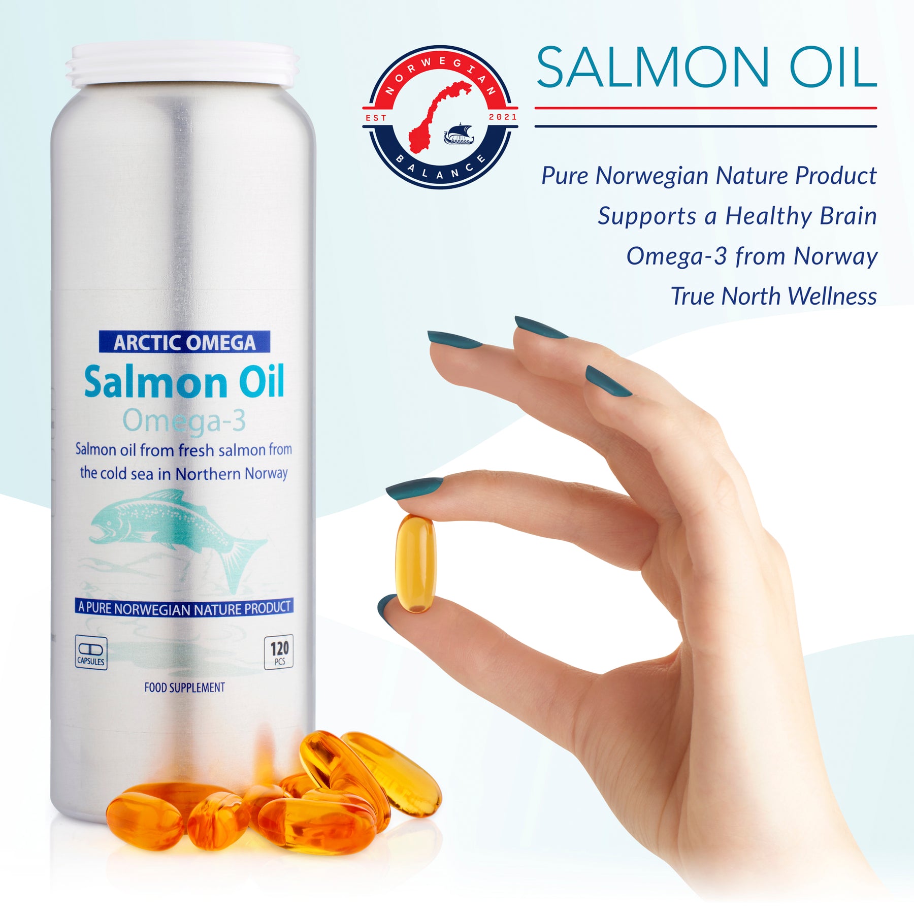 Premium Omega-3 Fish Oil Supplements – Natural & Pure | Norwegian ...